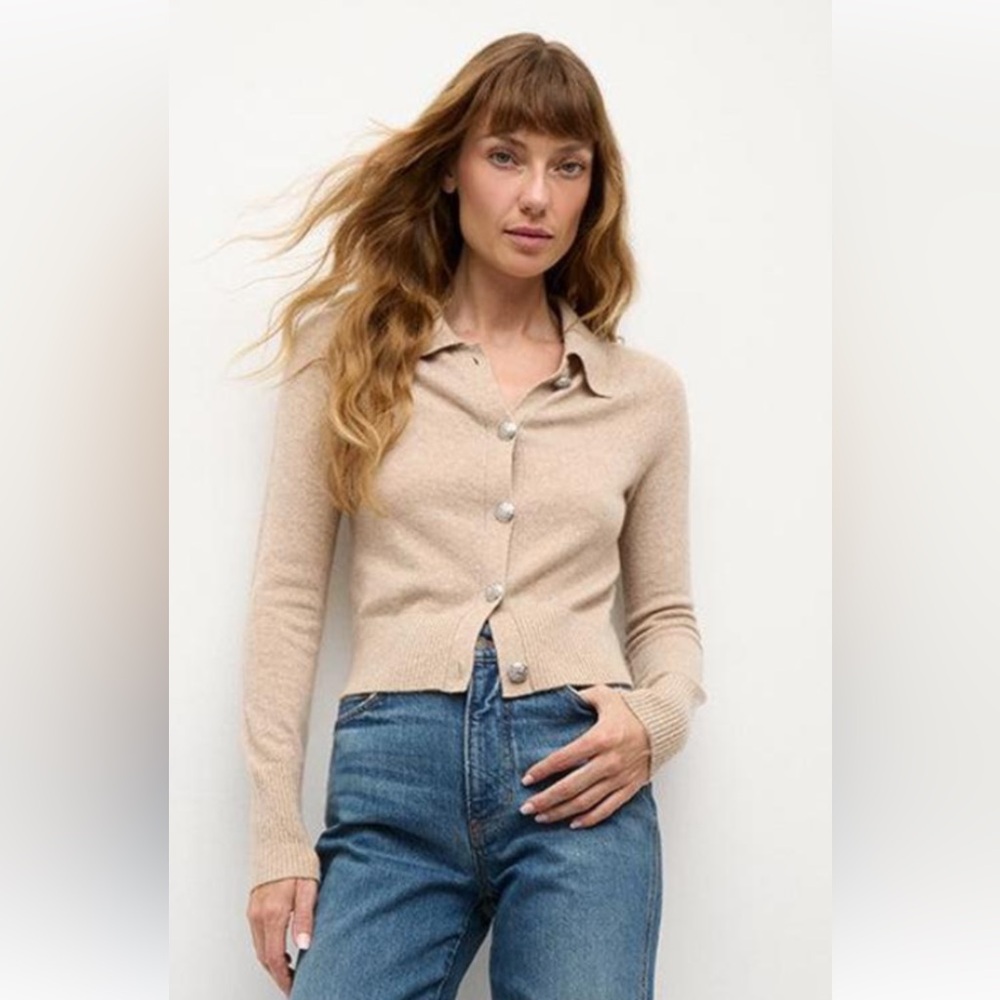 Veronica Beard Cheshire cashmere cardigan size L NWT
